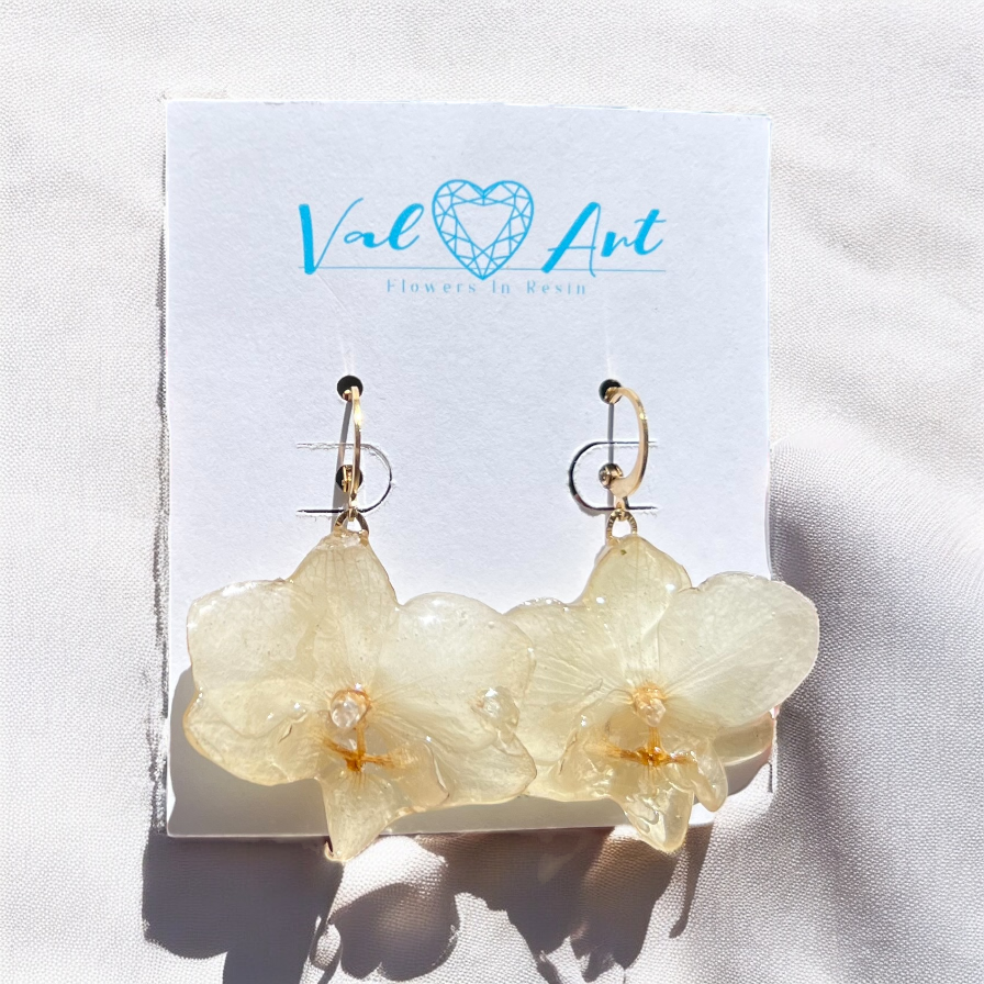 Aretes Orquídea mini