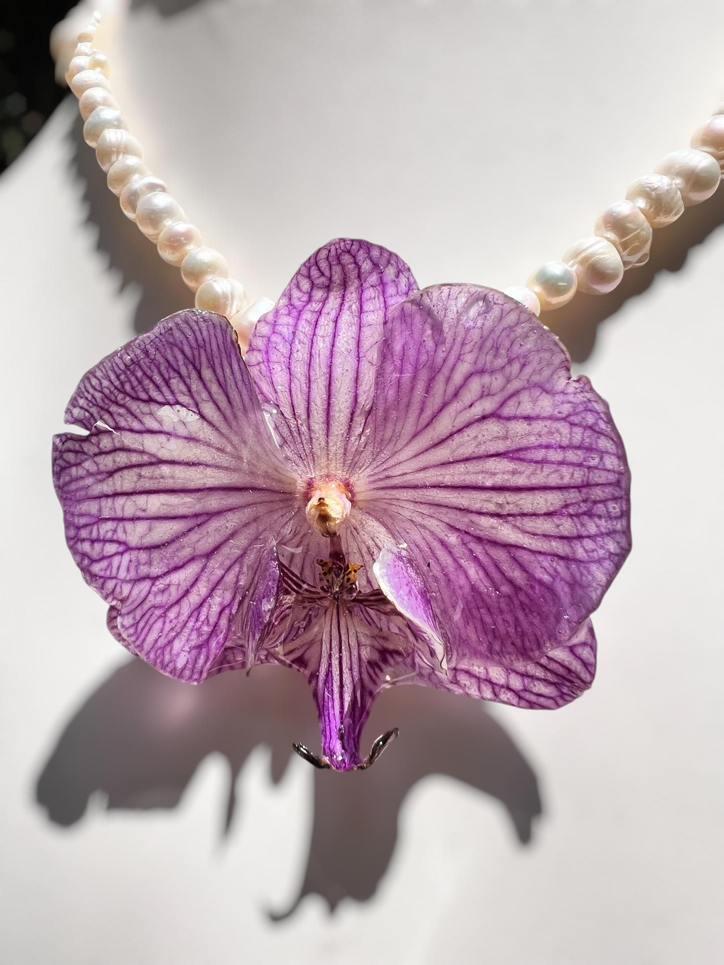 Collar Orquídea Perla