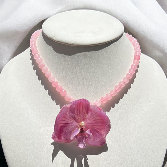 Collar Orquídea Rosa