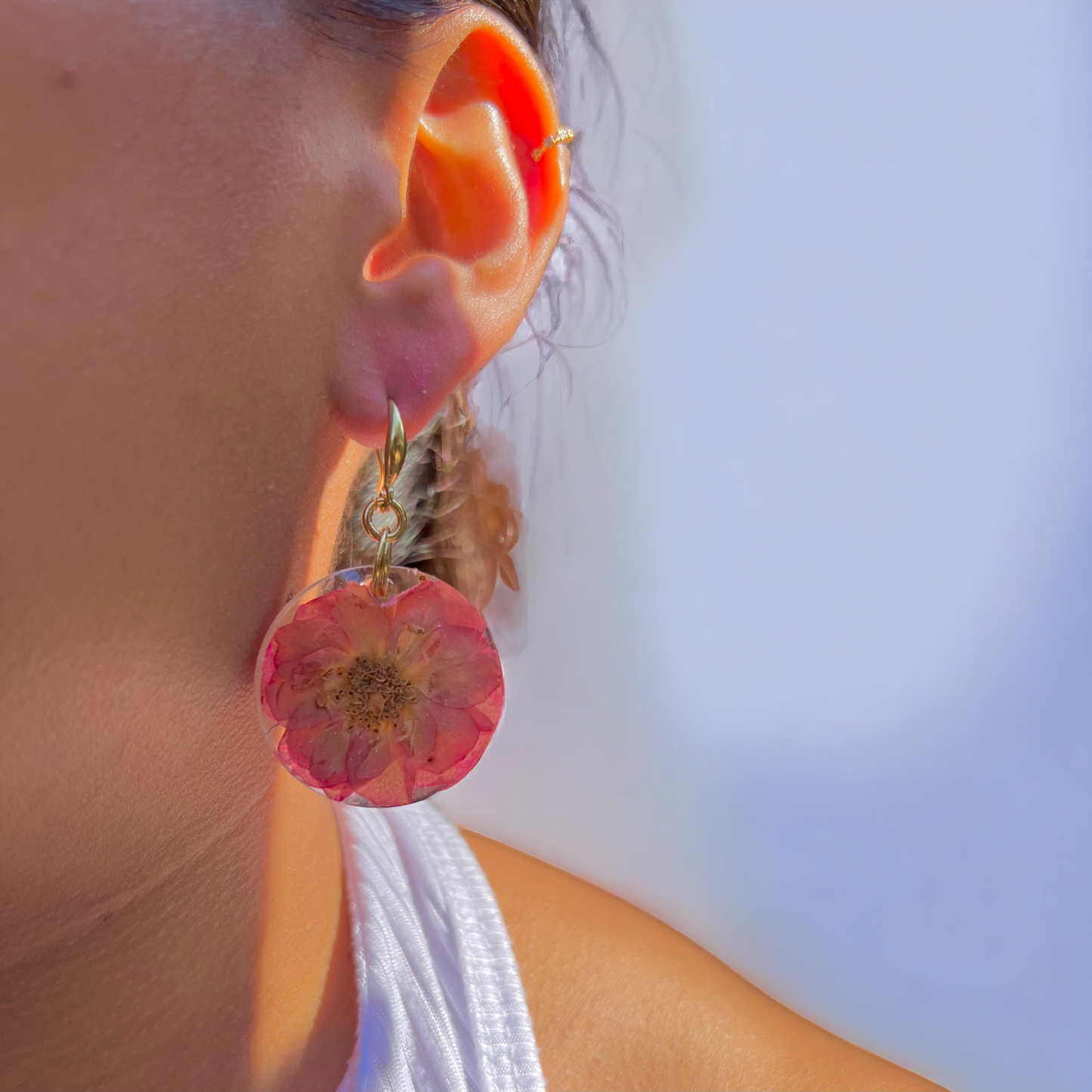 ARETES "MINI ROSA"