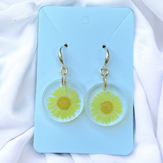 Aretes "Margarita" Amarillo