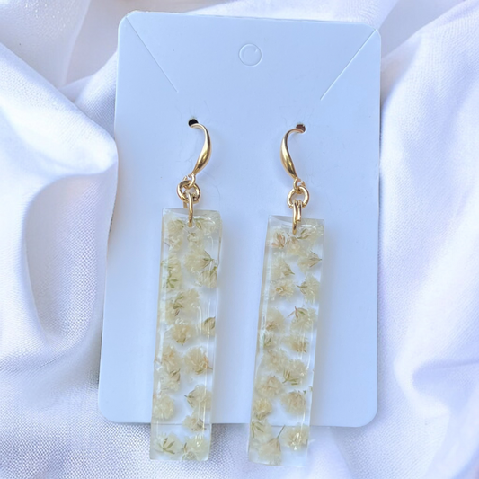 ARETES "NUBE" BLANCO