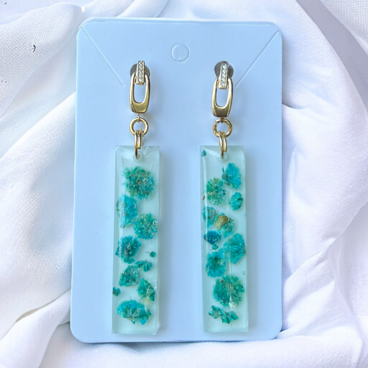 ARETES "NUBE AZUL"